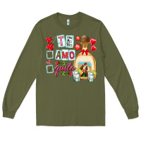 Army Green te amo te quila Long Sleeve Tee - NancyCooperArtShop