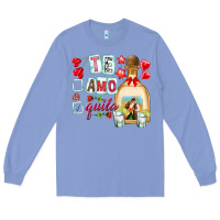 Colony Blue te amo te quila Long Sleeve Tee - NancyCooperArtShop