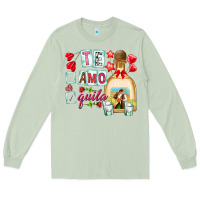 Matcha te amo te quila Long Sleeve Tee - NancyCooperArtShop