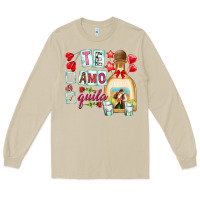 Mushroom te amo te quila Long Sleeve Tee - NancyCooperArtShop
