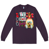 Plum te amo te quila Long Sleeve Tee - NancyCooperArtShop