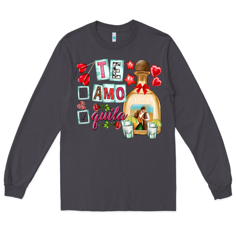Te Amo Te Quila Long Sleeve Tee by NancyCooperArtShop | Teevron