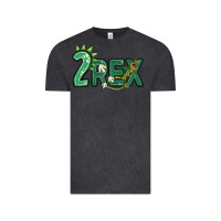 Vintage Black two rex Vintage Tee - MaliasSmallBusiness