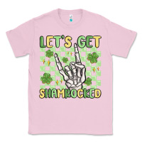 Bubblegum Pink let's get shamrocked Classic Tee - MaliasSmallBusiness