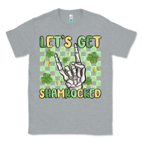 Heather Grey let's get shamrocked Classic Tee - MaliasSmallBusiness