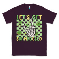 Plum let's get shamrocked Classic Tee - MaliasSmallBusiness