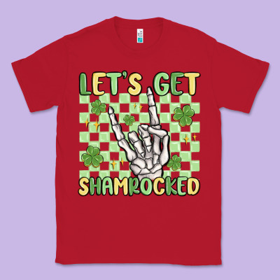 Let's Get Shamrocked Classic Tee Designed By Maliassmallbusiness