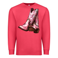 Cardinal Cowgirl boots Premium Sweatshirt - HowdyJamesFarm
