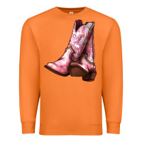 Carrot Cowgirl boots Premium Sweatshirt - HowdyJamesFarm