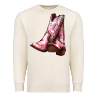 Sandshell Cowgirl boots Premium Sweatshirt - HowdyJamesFarm