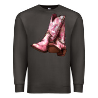 Smoke Cowgirl boots Premium Sweatshirt - HowdyJamesFarm