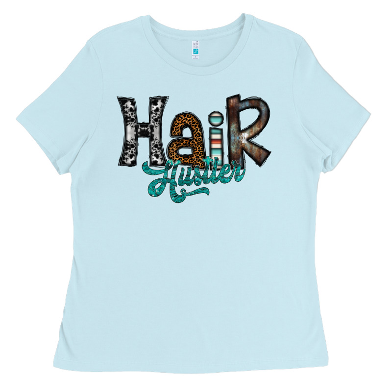 Hair Hustler Ladies Tee by SublimationCraftShop | Teevron
