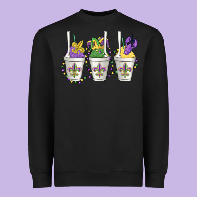 Mardi Gras Snowballs Heavyweight Sweatshirt Designed By Maliassmallbusiness
