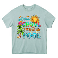 Arona adios school i ll be at the pool Heavy Core Tee - HRA Design Shop