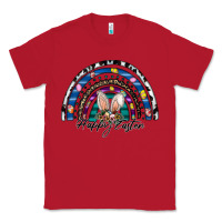 Red happy easter rainbow Classic Tee - CowhideDigitalArt