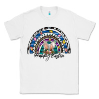 White happy easter rainbow Classic Tee - CowhideDigitalArt