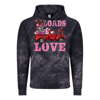 Cloud Black loads of love truck Vintage Hoodie - BarkalooDesign