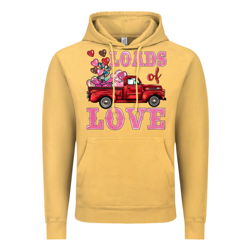 Loads Of Love Truck Vintage Hoodie by BarkalooDesign | Teevron