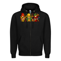 Black cinco de mayo gnomies Zipper Hoodie - BarkalooDesign