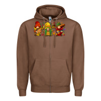 Chestnut cinco de mayo gnomies Zipper Hoodie - BarkalooDesign