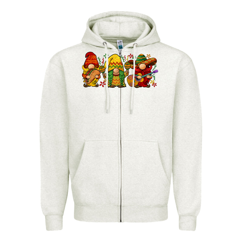 Cinco De Mayo Gnomies Zipper Hoodie by BarkalooDesign | Teevron