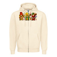 Sandshell cinco de mayo gnomies Zipper Hoodie - BarkalooDesign