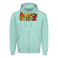 Seafoam cinco de mayo gnomies Zipper Hoodie - BarkalooDesign