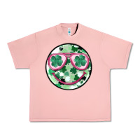 Salmon st patrick's smiley Urban Heavy Tee - MaliasSmallBusiness