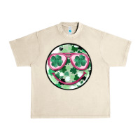 Sandshell st patrick's smiley Urban Heavy Tee - MaliasSmallBusiness