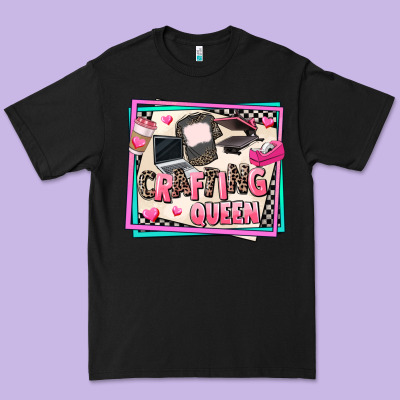 Crafting Queen Premium Tee Designed By Adodesignshop