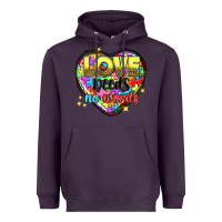 Plum Love needs no words Heavyweight Hoodie - NancyCooperArtShop