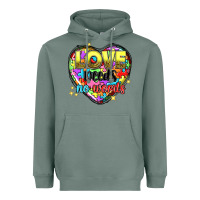 Sage Love needs no words Heavyweight Hoodie - NancyCooperArtShop