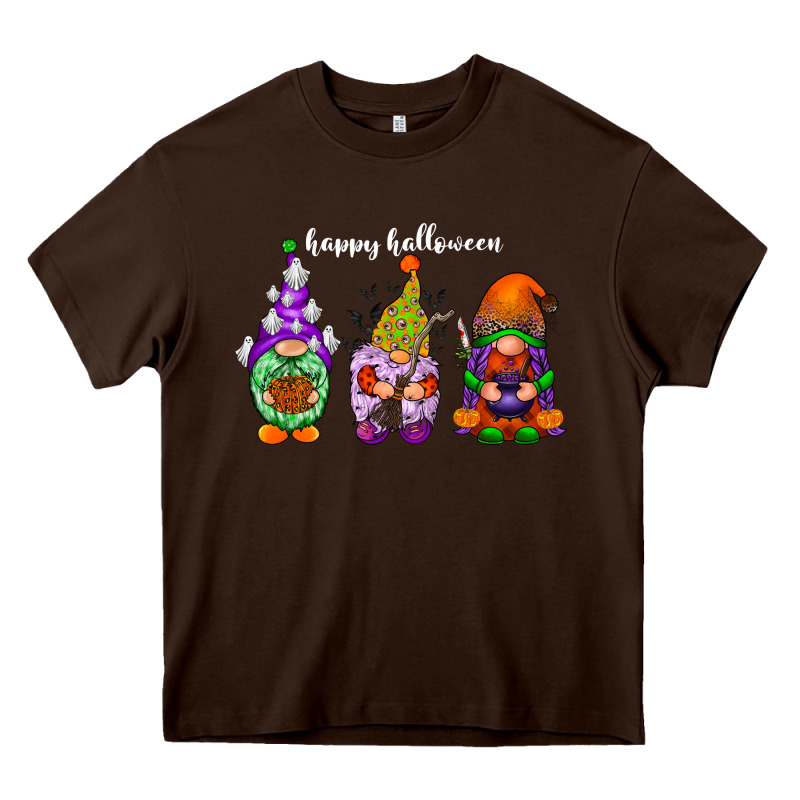 Happy Halloween Gnomes White Heavy Core Tee by RacoonDesign | Teevron