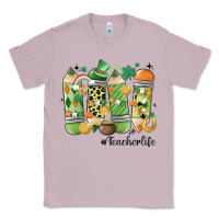 Lilac retro patricks day teacher life Classic Tee - MaliasSmallBusiness