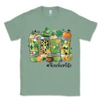 Sage retro patricks day teacher life Classic Tee - MaliasSmallBusiness