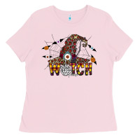 Bubblegum Pink Witch Please Ladies Tee - CowhideDigitalArt