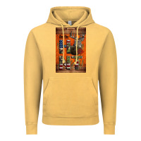 Vintage Mustard Western On The Hunt Deer Vintage Hoodie - LillyAllenDesigns