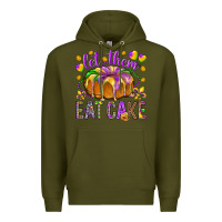 Army Green Let them eat cake Premium Hoodie - HowdyJamesFarm