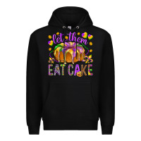 Black Let them eat cake Premium Hoodie - HowdyJamesFarm