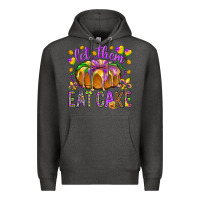 Charcoal Heather Let them eat cake Premium Hoodie - HowdyJamesFarm