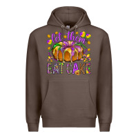 Coffee Let them eat cake Premium Hoodie - HowdyJamesFarm