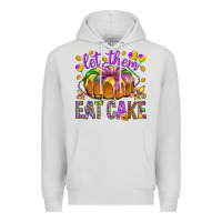 Dove Grey Let them eat cake Premium Hoodie - HowdyJamesFarm