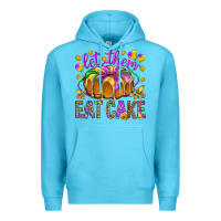 Ocean Blue Let them eat cake Premium Hoodie - HowdyJamesFarm
