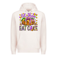 Pale Pink Let them eat cake Premium Hoodie - HowdyJamesFarm