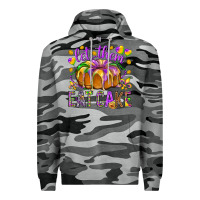 Slate Camo Let them eat cake Premium Hoodie - HowdyJamesFarm