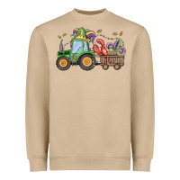 Mushroom mardi gras tractor Heavyweight Sweatshirt - MaliasSmallBusiness