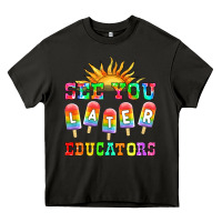 Asphalt see you later educators Heavy Core Tee - HRA Design Shop
