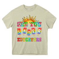 Mossy see you later educators Heavy Core Tee - HRA Design Shop