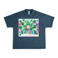 Midnight Navy st patrick's gnome Urban Heavy Tee - MaliasSmallBusiness