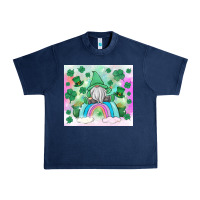 Navy st patrick's gnome Urban Heavy Tee - MaliasSmallBusiness